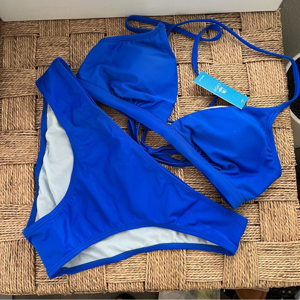 Blue Women's Bikini Set